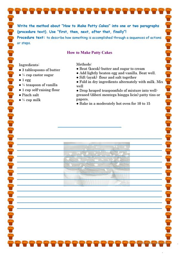 Procedure Text Worksheet Free ESL Printable Worksheets 