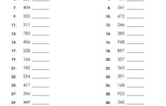 Rounding To The Nearest Ten Worksheets 3rd Grade