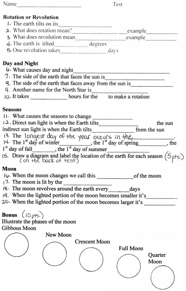 Science Worksheets For Grade 8 Db excel