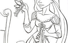 Tangled Coloring Pages Printable Activity Shelter