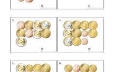 The Counting Euro Coins F Math Worksheet Money