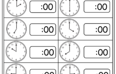 Time By The Hour Kindergarten Telling Time