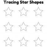 Tracing Star Worksheet Free Printable PDF