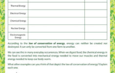 Types Of Energy View Printable Sixth Grade Science