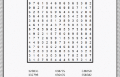 Word Search Numbers Worksheets 99Worksheets