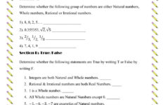 20 Classifying Numbers Worksheet Answers Worksheet From Home