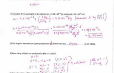 28 Quantum Numbers Worksheet Answers Notutahituq