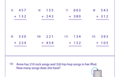 3 Digit Addition Worksheets