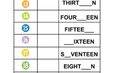 Actividad Online De Numbers 11 20 Para Elementary