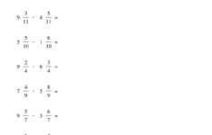 Adding Mixed Fractions With Different Denominators