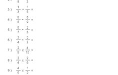 Adding Subtracting Multiplying Dividing Two Fractions