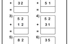 Adding Two Two Digit Numbers Without Regrouping Worksheet