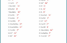 Assigning Oxidation Numbers Worksheet Answer Key Worksheet