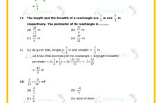 CBSE Class 7 Maths Worksheet For Chapter 9 Rational Numbers