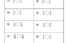 Comparing Fractions With Unlike Denominators Worksheet