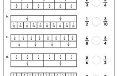 Comparing Fractions Worksheet 3rd Grade Paring Fraction