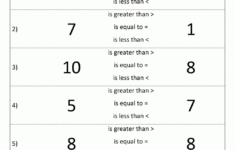 Comparing Numbers Worksheet Comparing Numbers And