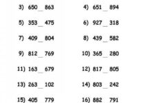 Comparing Numbers Worksheets 3rd Grade Pdf Comparing