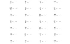 Converting Improper Fractions To Mixed Numbers Worksheet