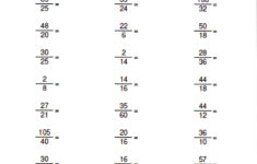 Converting Improper Fractions To Mixed Numbers Worksheet