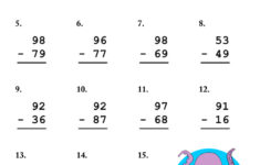 Double Digit Subtraction Regrouping Worksheet Pack Have