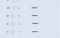 Ejercicio De Converting Mixed Number To Improper Fraction