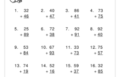 Fillable Online Double Digit Addition Worksheet Version 2