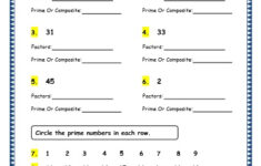 Grade 4 Maths Resources 1 11 Prime Numbers Printable