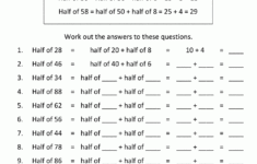 Halving Odd Numbers Worksheet Year 1 Halting Time