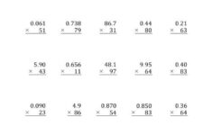 How To Multiply Decimals By 2 Digit Whole Numbers