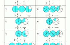 Improper Fraction Worksheets