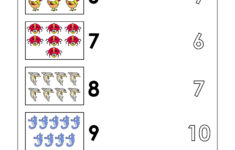 Kindergarten Number Worksheets 6 Matching Numbers 6 To 10