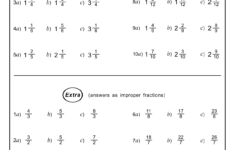 Mixed Numbers Worksheet Answer Key Printable Worksheets