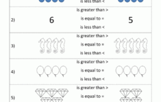 More Less Or Equal Practice Comparing Numbers