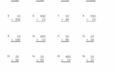 Multiplication Math Fact Worksheets Math Worksheets