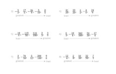 Multiplying And Dividing Positive And Negative Fractions