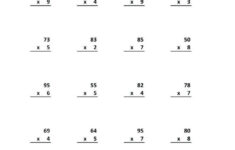 Multiplying Two Digit Numbers Worksheet Briefencounters