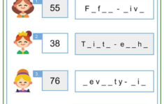 Naming Numbers From 1 Up To 120 1st Grade Math Worksheets