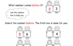 Number Before Worksheet