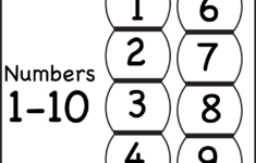 Number Tracing 1 10 Worksheet Free Printable