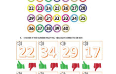 Numbers From 1 40 Worksheet