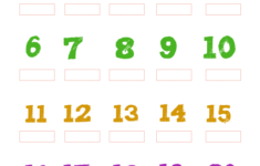 Numbers In Spanish From 1 To 20 PDF Worksheet Spanish