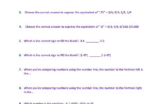 Order Of Operations With Rational Numbers Worksheet Pdf