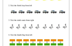 Ordinal Numbers Worksheets Grade 2