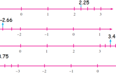 Plotting Rational Numbers On A Number Line