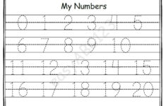 Printable 0 20 My Numbers Tracing Page Includes Bonus Etsy