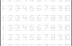 Printable Number Tracing Worksheets 1 100