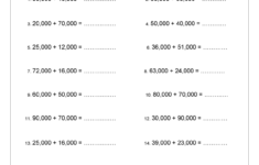 Revise Adding Tens Of Thousands Number And Place Value