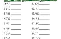 Rounding To The Nearest Hundred Worksheet Have Fun Teaching