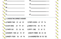 Spanish Numbers Worksheet 1 100 Worksheet For Education